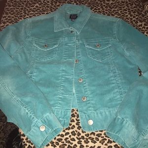 Gap corduroy cropped jacket